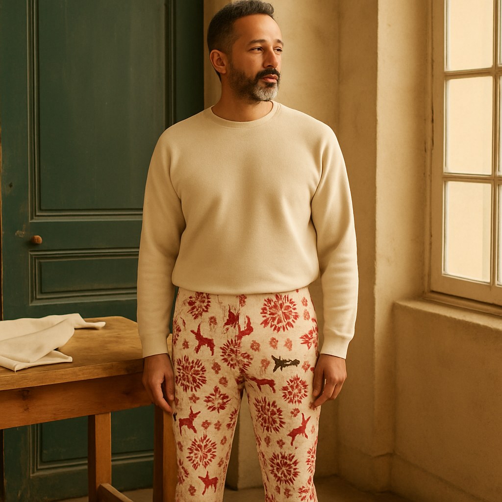 Ensembles · pièce personnalisée, atelier Verso Paris · illustration IA