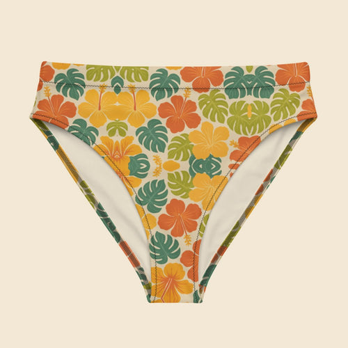 Bas de Bikini Taille Haute personnalisable, Verso Paris · vue produit