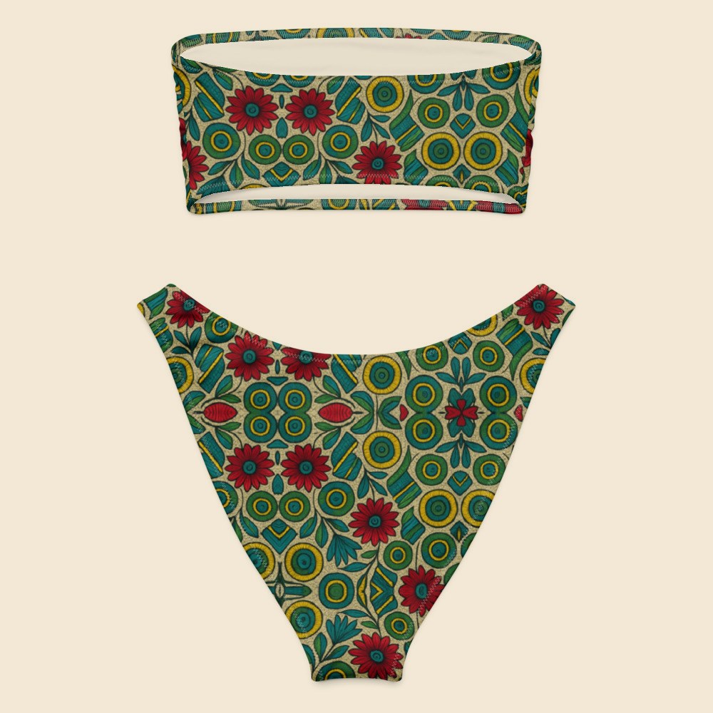 Bikini Bandeau personnalisable, Verso Paris · vue produit