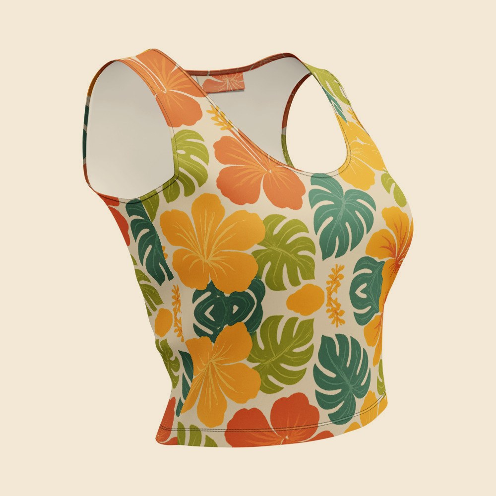 Crop Top Ajusté personnalisable, Verso Paris · vue produit
