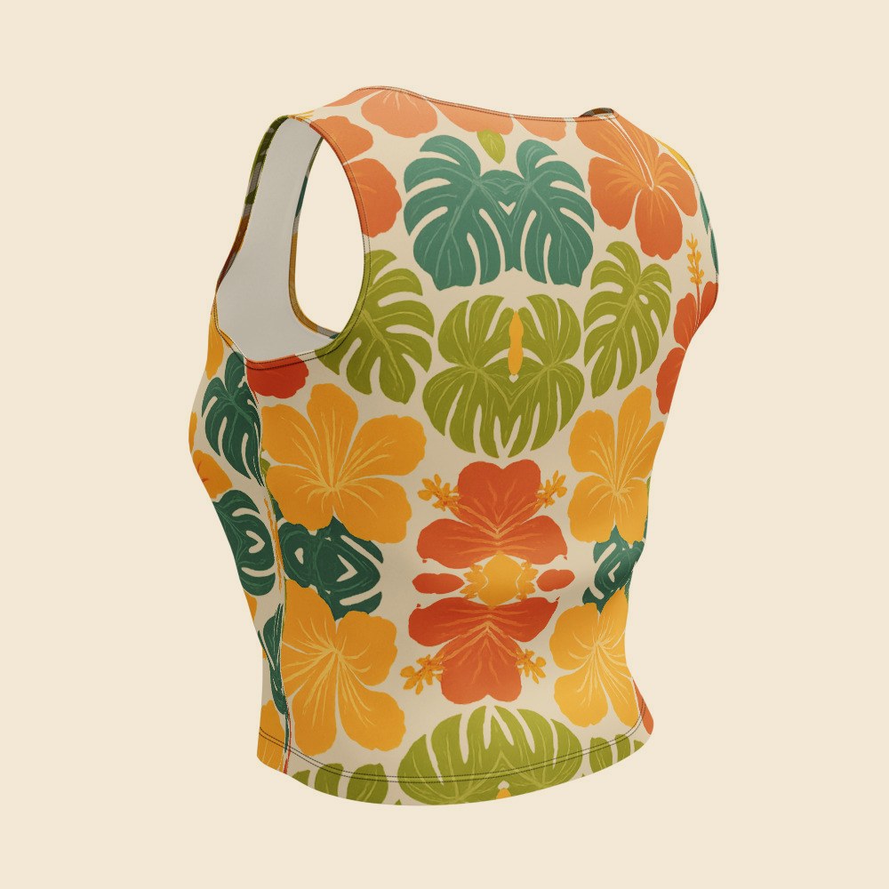 Crop Top Ajusté personnalisable, Verso Paris · vue produit