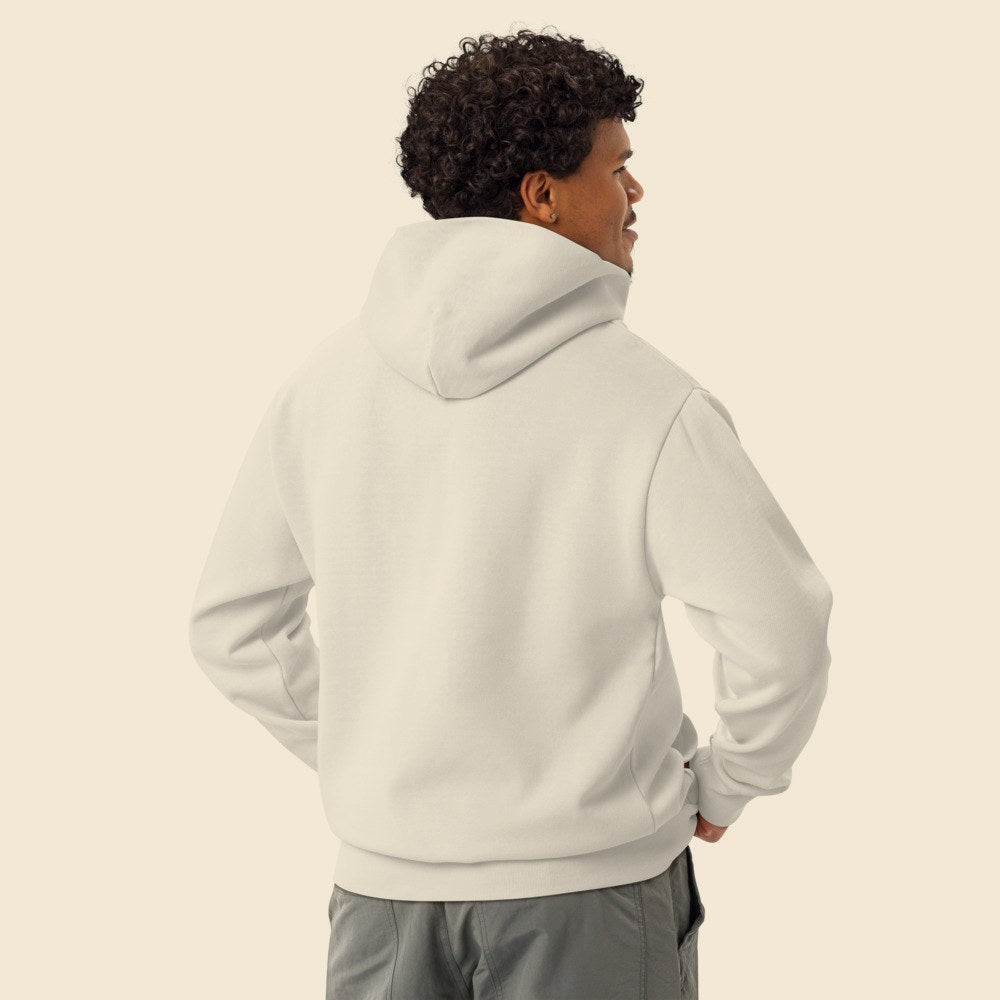 Hoodie Urban porté par un homme, Verso Paris · mannequin homme · dos