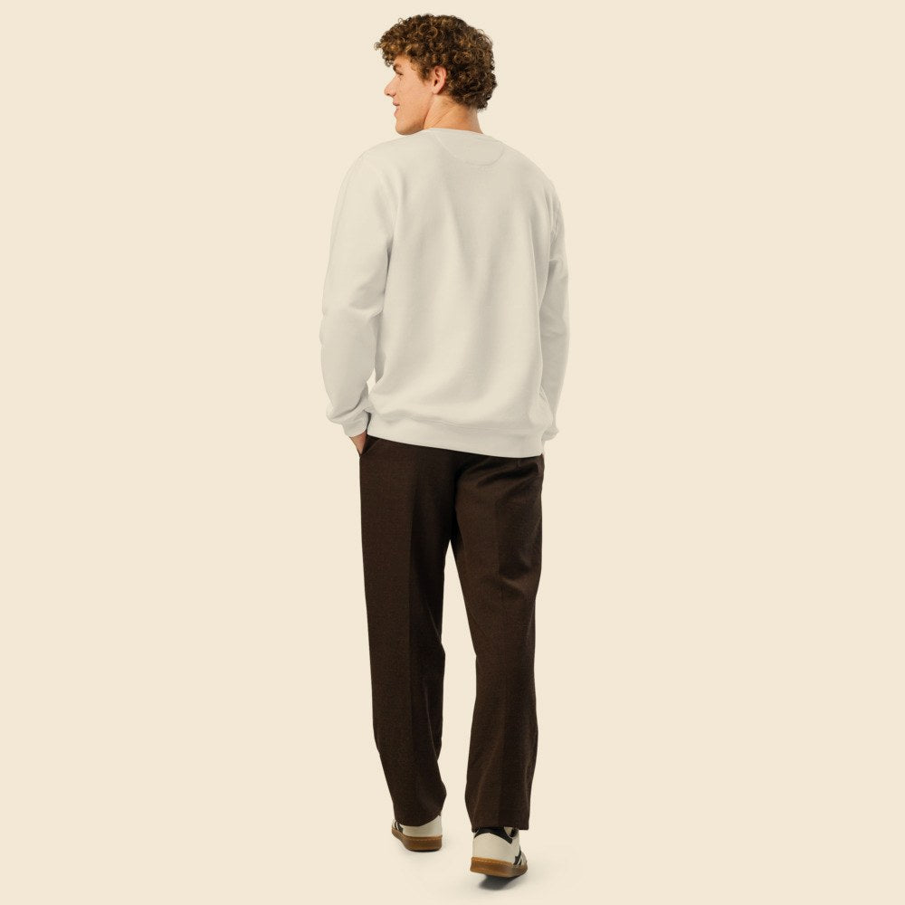 Sweat Bio Roller porté par un homme, Verso Paris · mannequin homme · dos