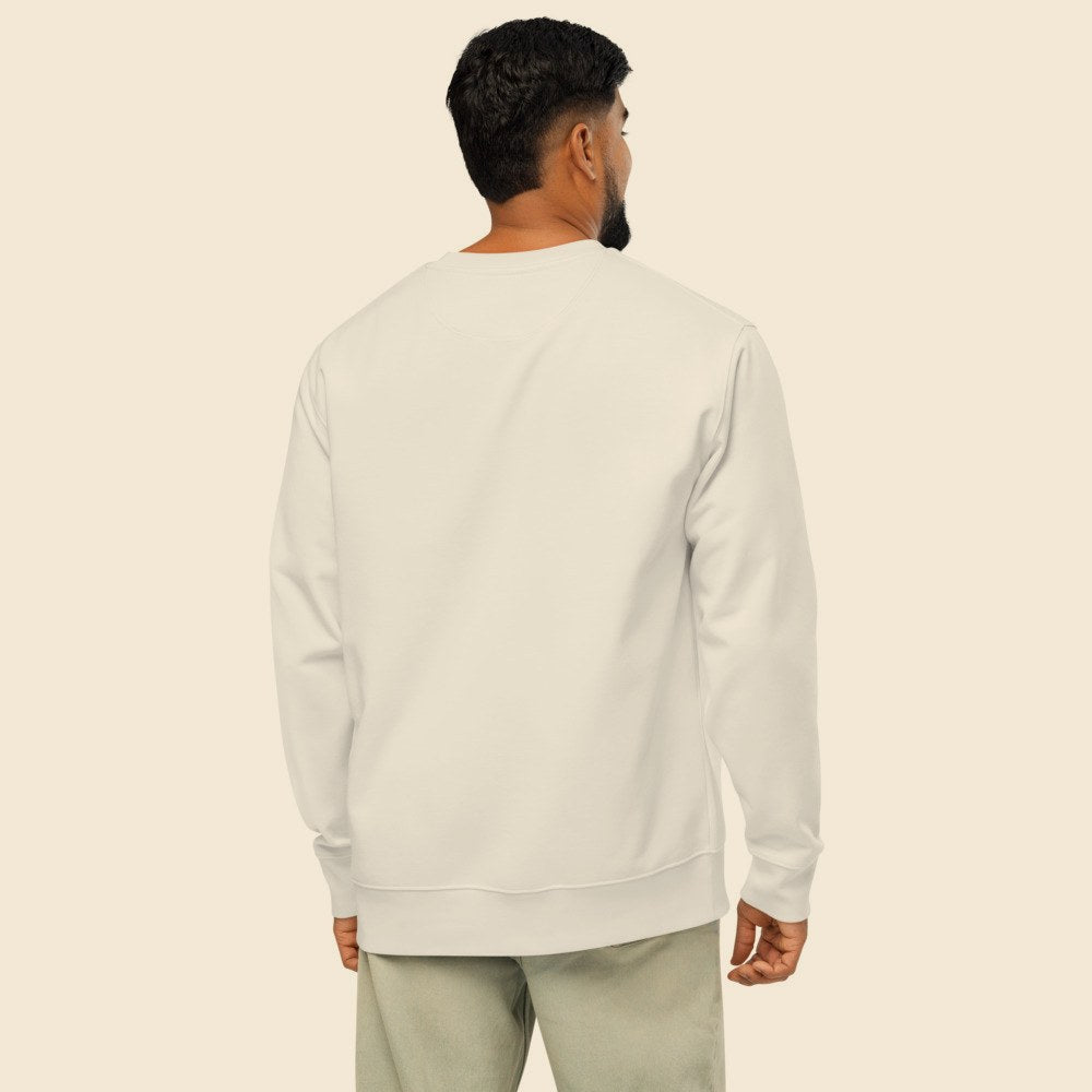 Sweatshirt Changer 2.0 Stanley/Stella SASU004 porté par un homme, Verso Paris · mannequin homme · dos