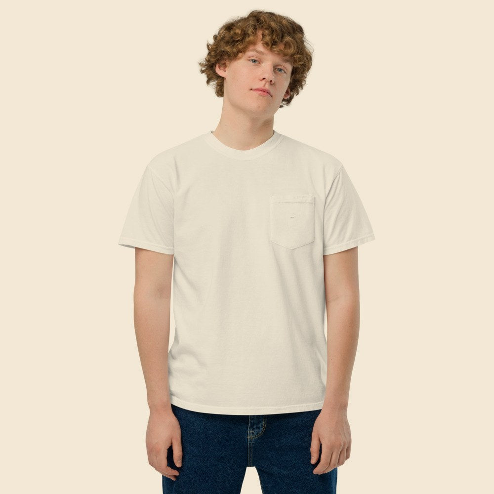 Tee Jersey Poche porté par un homme, Verso Paris · mannequin homme