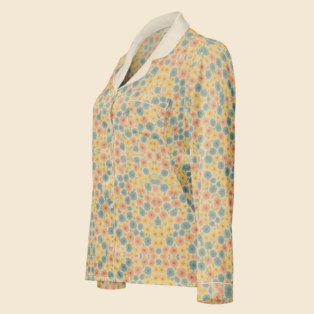 Haut de Pyjama Manches Longues personnalisable, Verso Paris · vue produit
