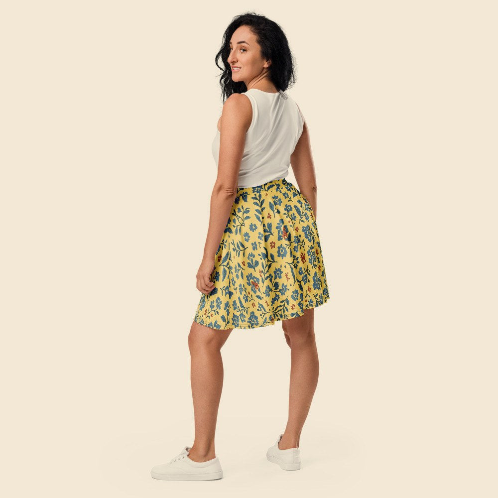 Jupe Patineuse porté, Verso Paris · mannequin femme · dos