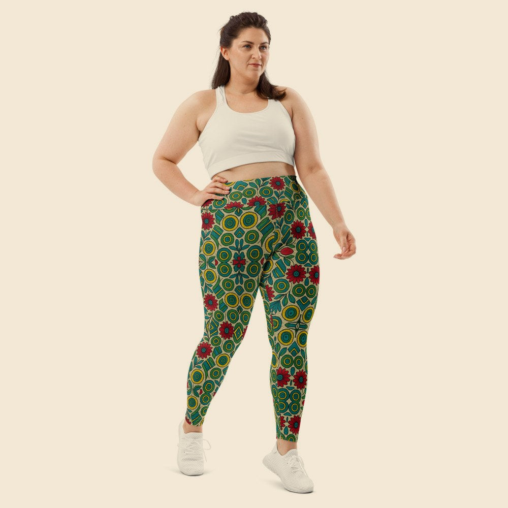 Leggings Grandes Tailles porté, Verso Paris · mannequin femme