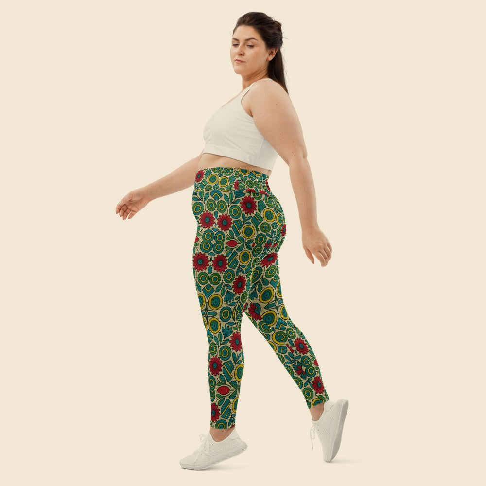 Leggings Grandes Tailles porté, Verso Paris · mannequin femme