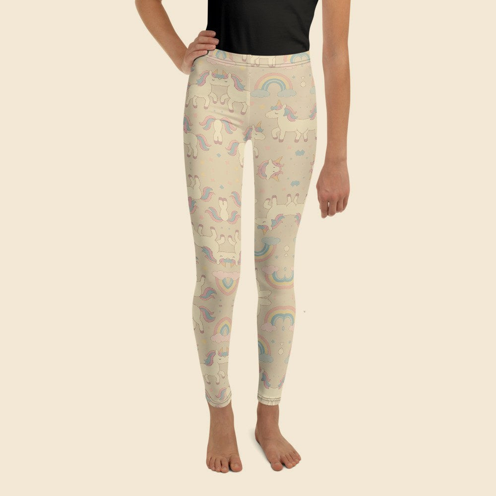 Leggings Junior porté, Verso Paris · mannequin fille