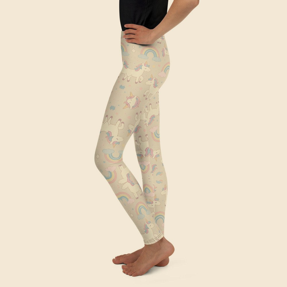 Leggings Junior porté, Verso Paris · mannequin fille