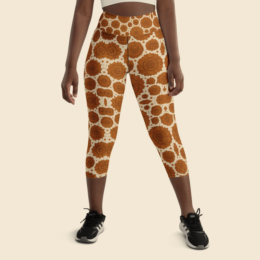 Leggings de Yoga Corsaire porté, Verso Paris · mannequin femme