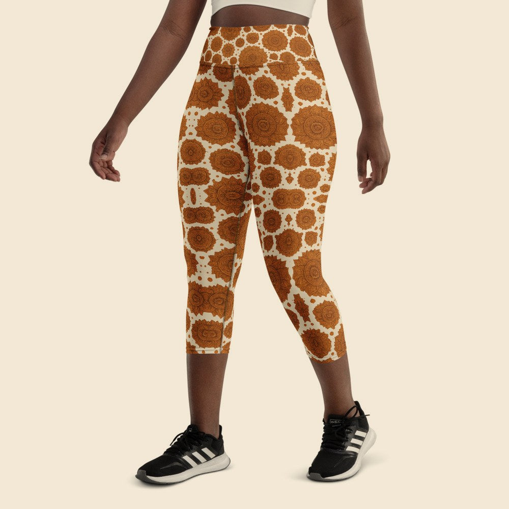 Leggings de Yoga Corsaire porté, Verso Paris · mannequin femme