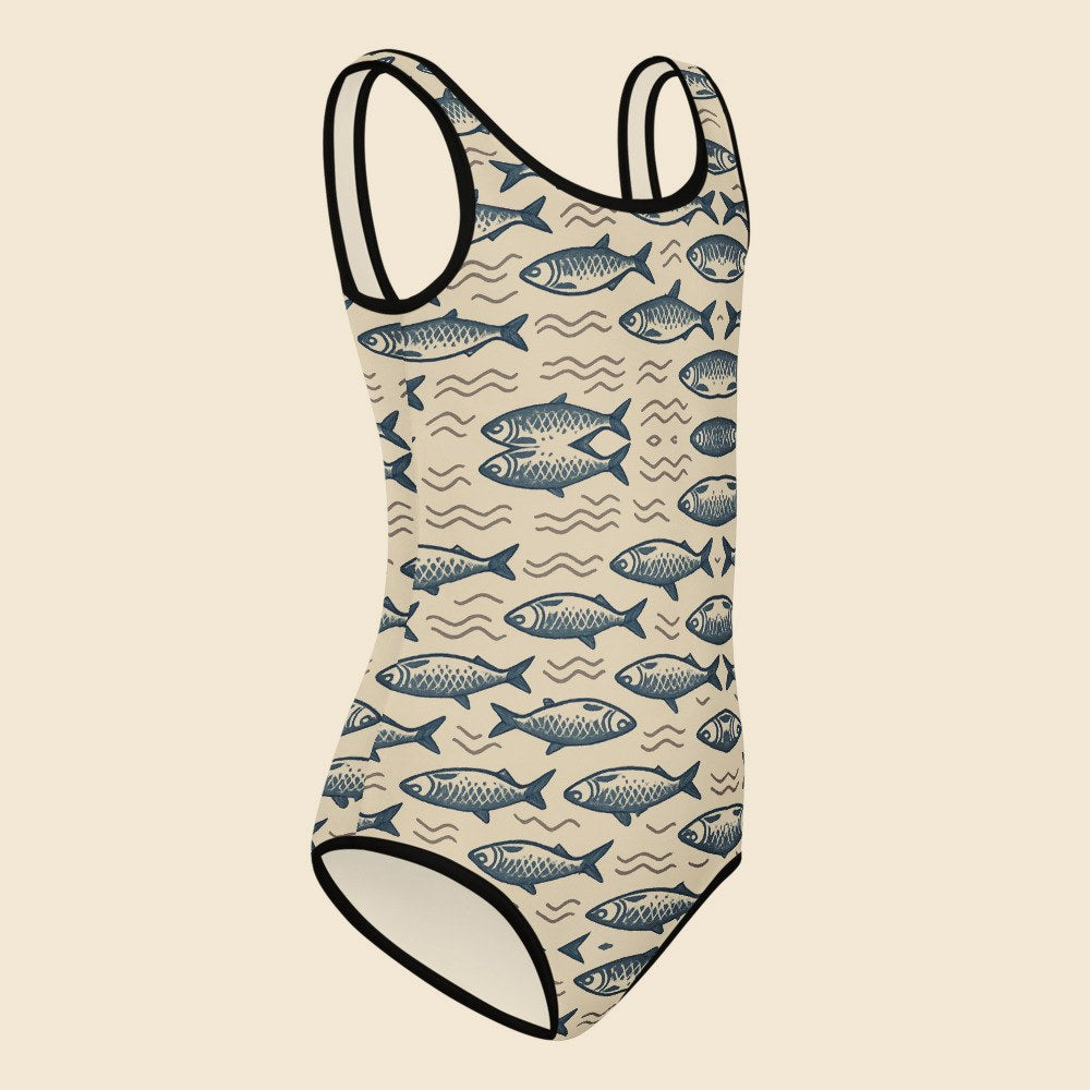 Maillot de Bain Enfant personnalisable, Verso Paris · vue produit