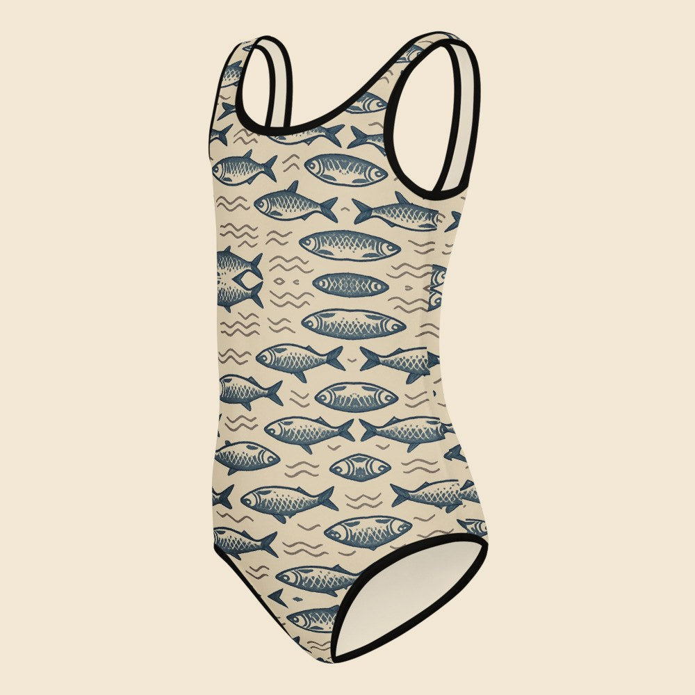 Maillot de Bain Enfant personnalisable, Verso Paris · vue produit