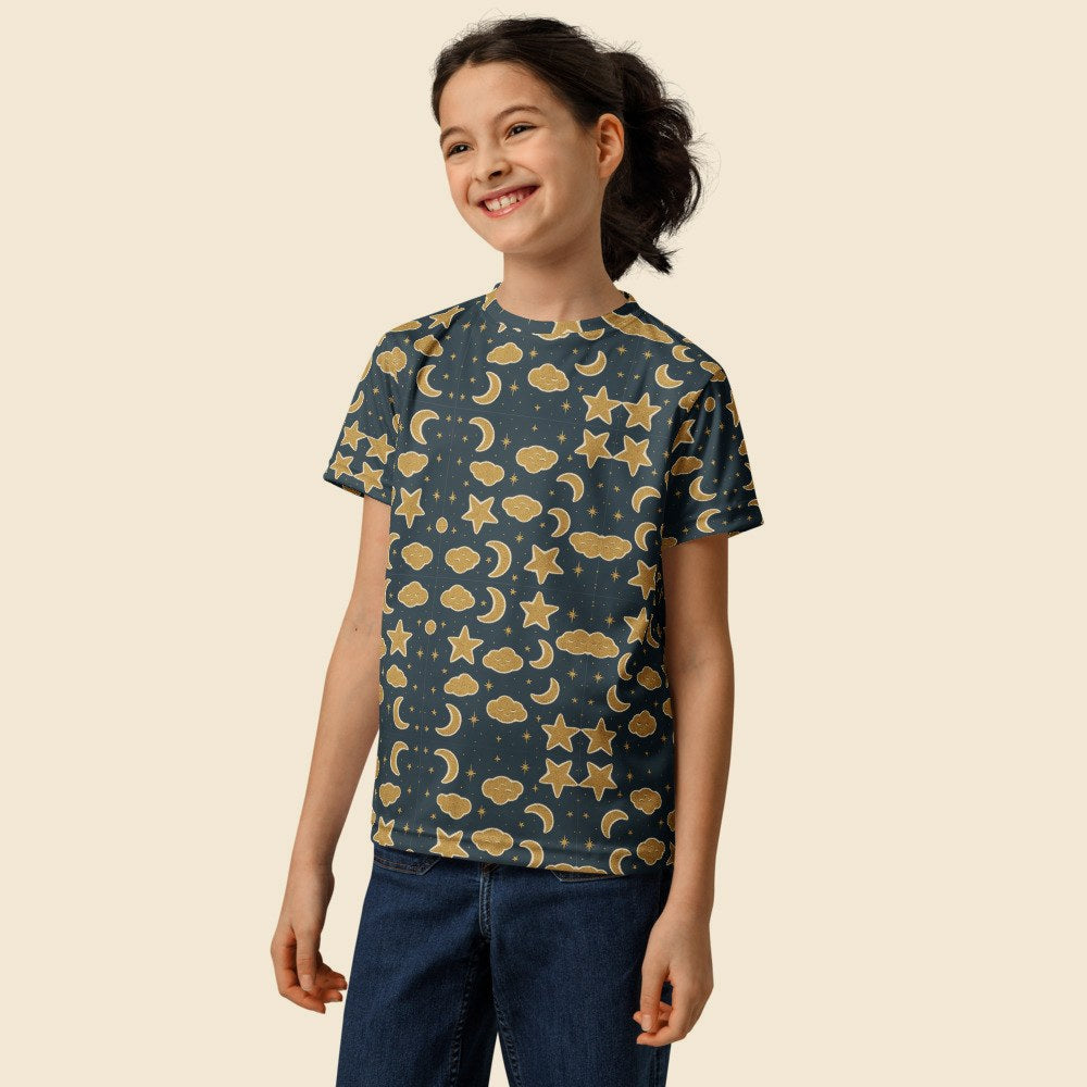 Maillot de Sport Enfant porté, Verso Paris · mannequin fille