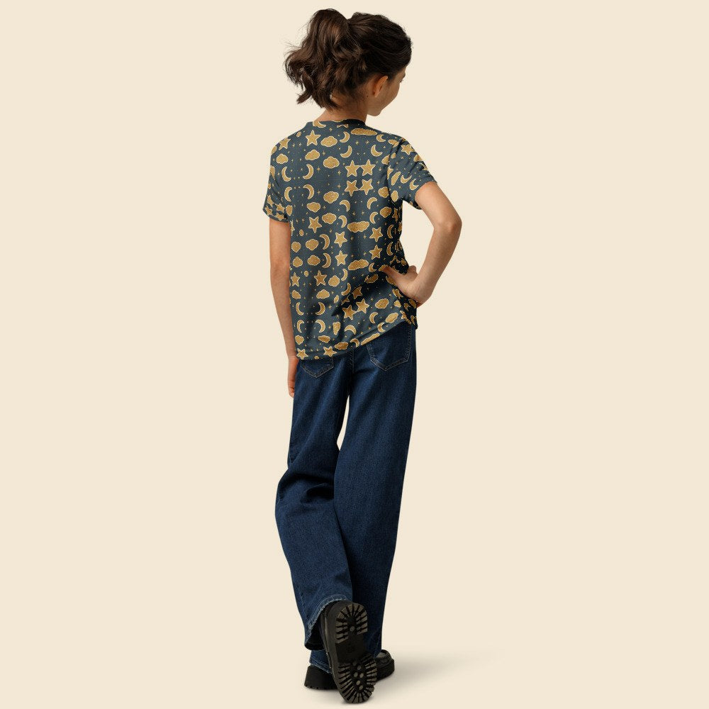 Maillot de Sport Enfant porté, Verso Paris · mannequin fille