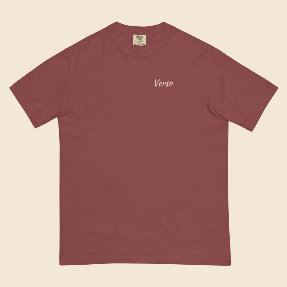 heavyweight-tee Brique Front