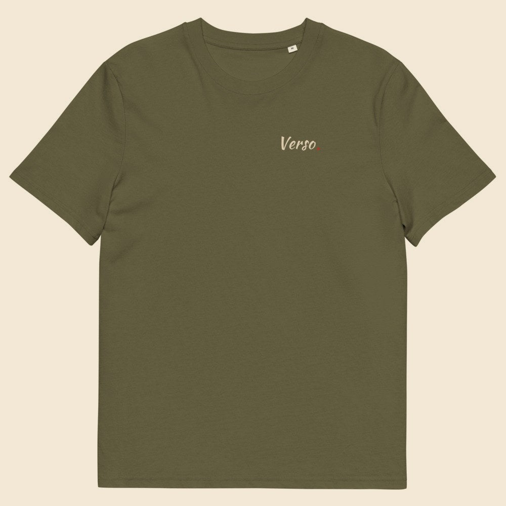 organic-tee Kaki Front