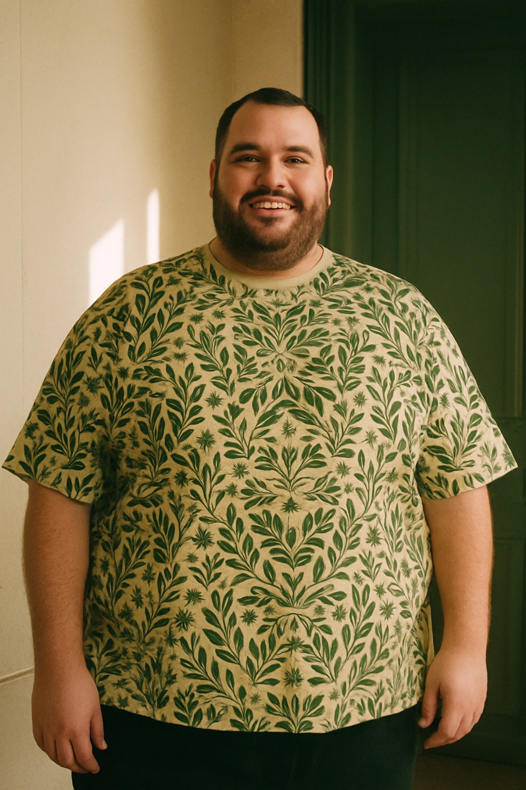 Oversized Tee porté en grande taille, Verso Paris · mannequin grande taille