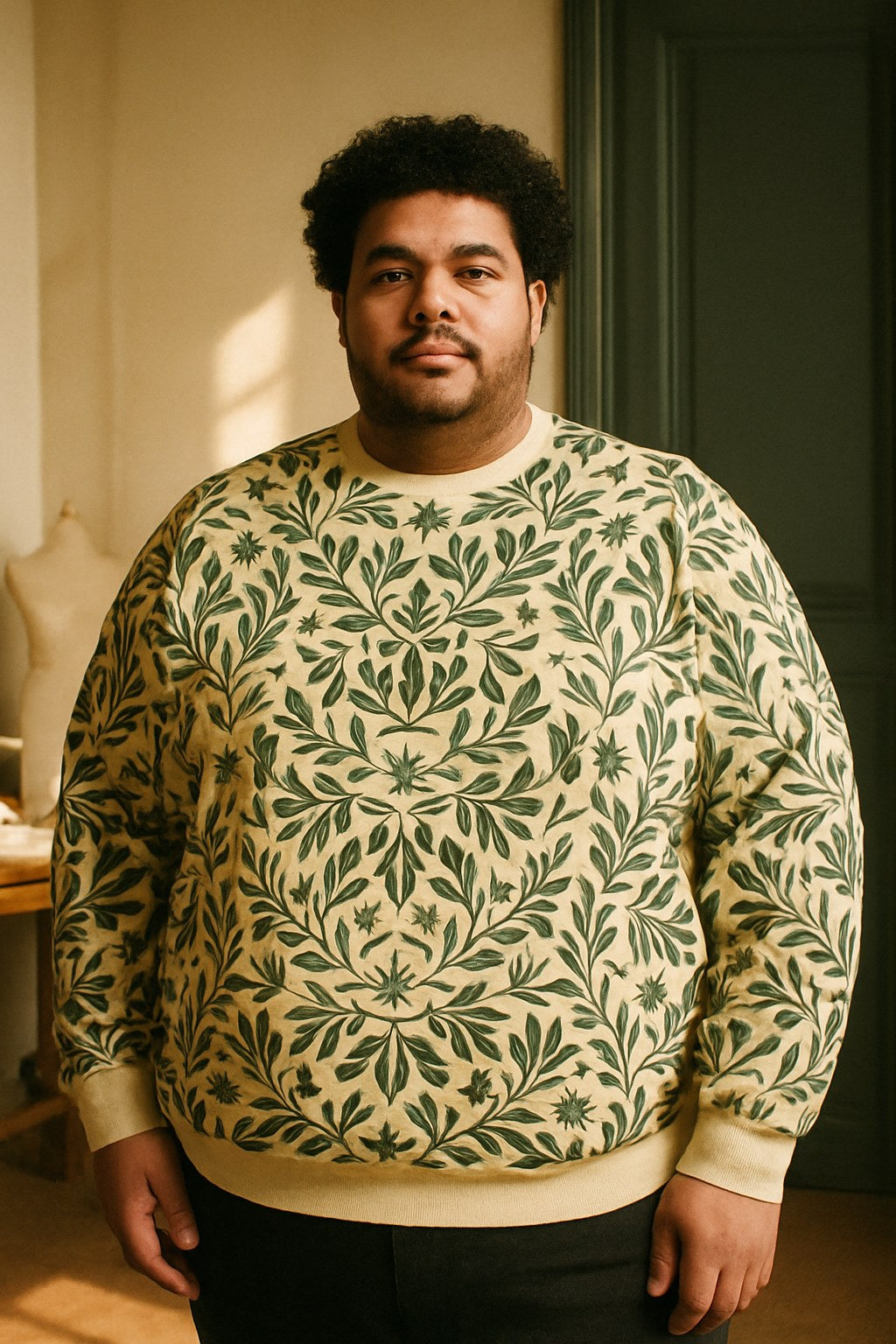 Oversized Sweat porté en grande taille, Verso Paris · mannequin grande taille