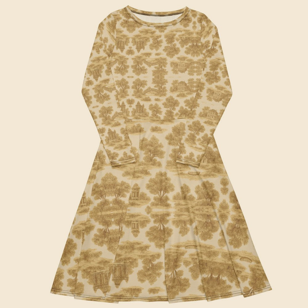 Robe Midi Manches Longues personnalisable, Verso Paris · vue produit