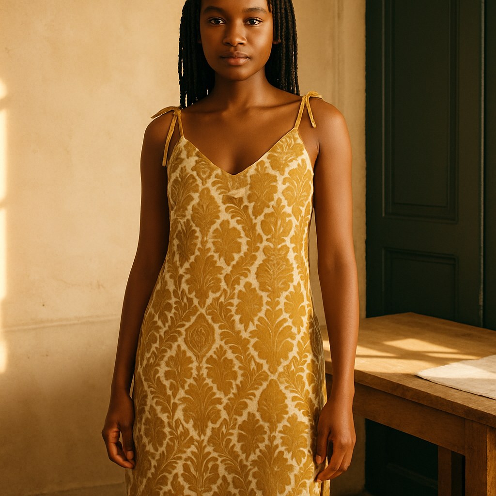 Robe Nuisette photographié dans l'atelier Verso Paris · atelier Verso · d'après produit · porté femme