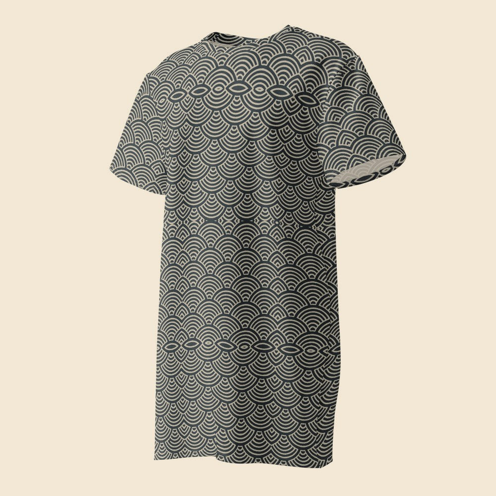 Robe T-shirt Coton personnalisable, Verso Paris · vue produit