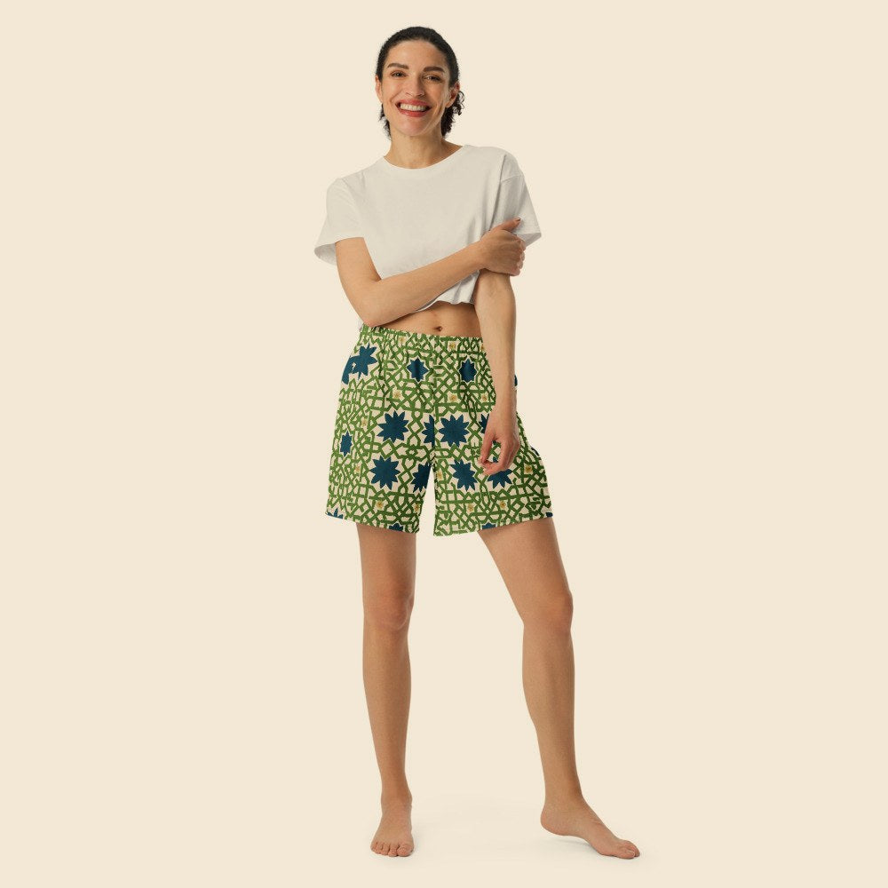 Short Athlétique porté, Verso Paris · mannequin femme