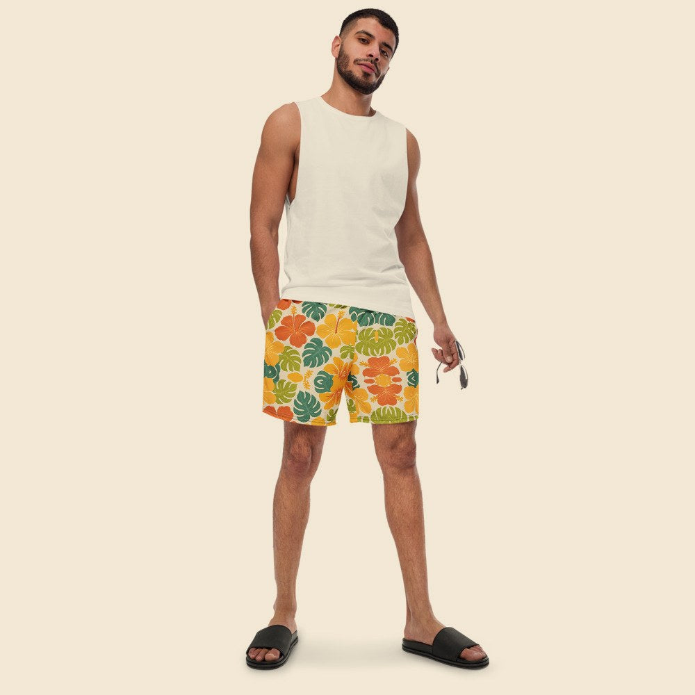 Short de Bain porté, Verso Paris · mannequin homme