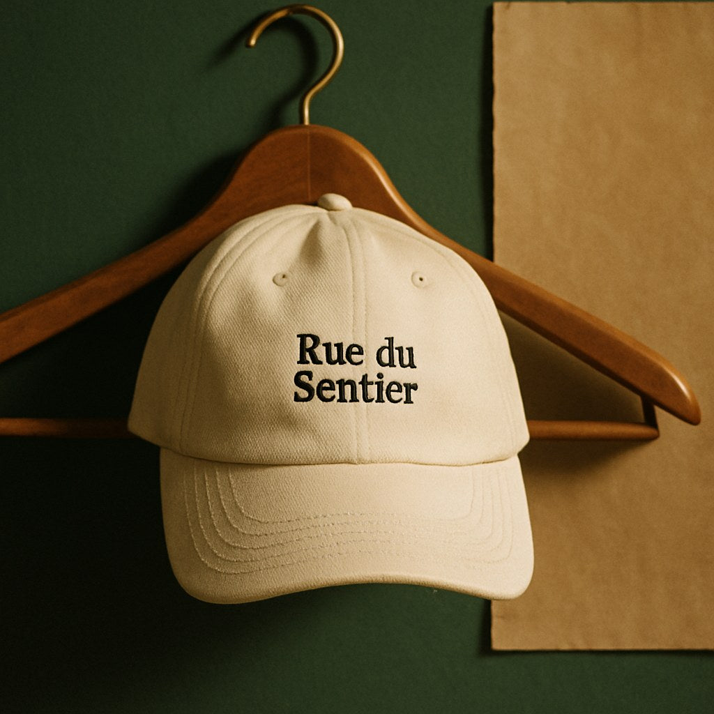 Casquette Baseball Ajustée photographié dans l'atelier Verso Paris · atelier Verso