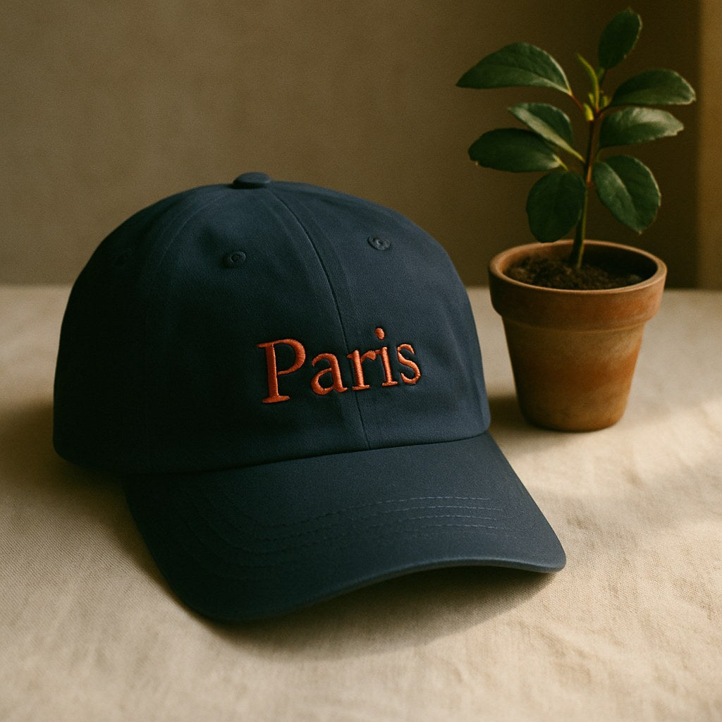 Casquette Camionneur Adidas Dad Hat photographié dans l'atelier Verso Paris · atelier Verso