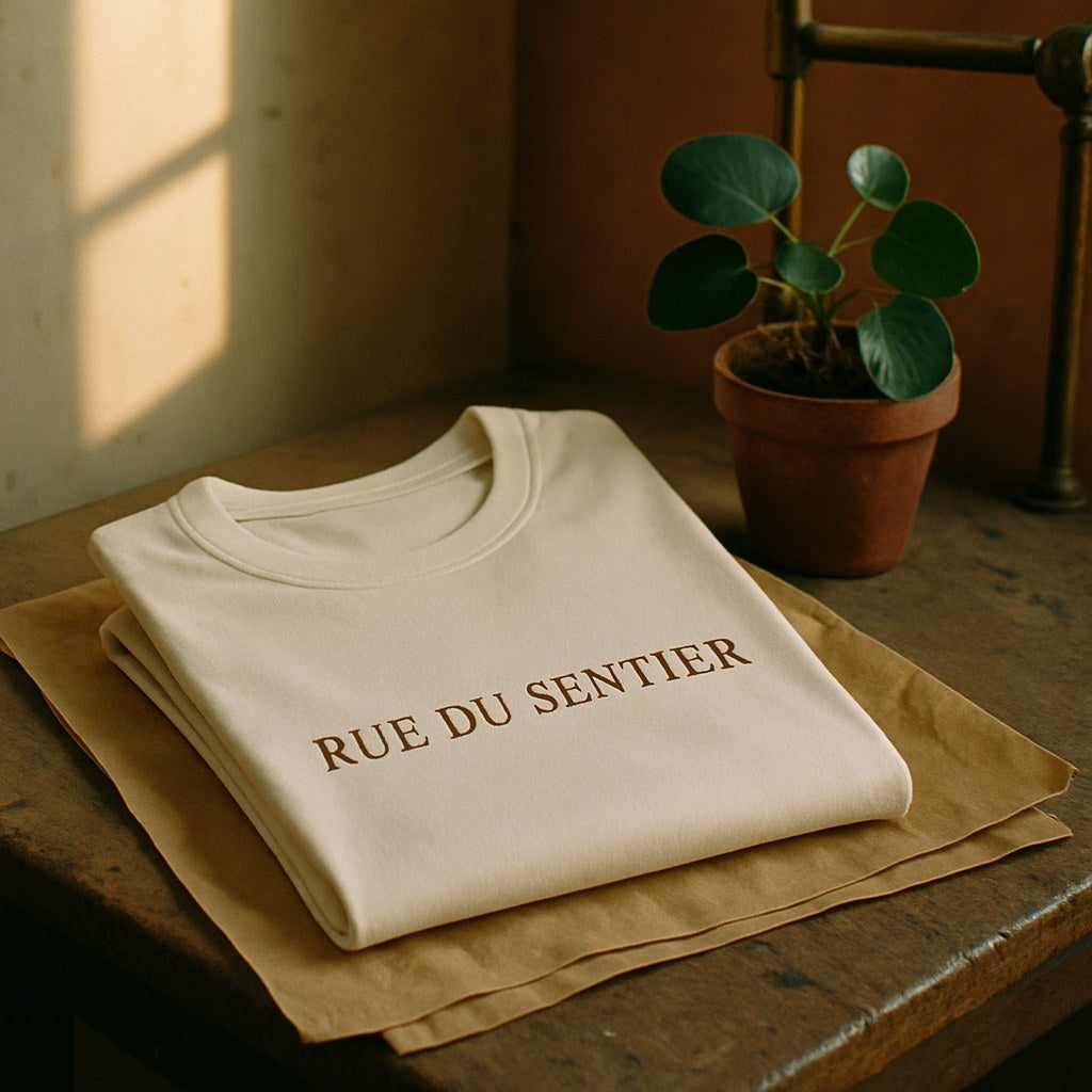 Chemise Longue Ajustée photographié dans l'atelier Verso Paris · atelier Verso