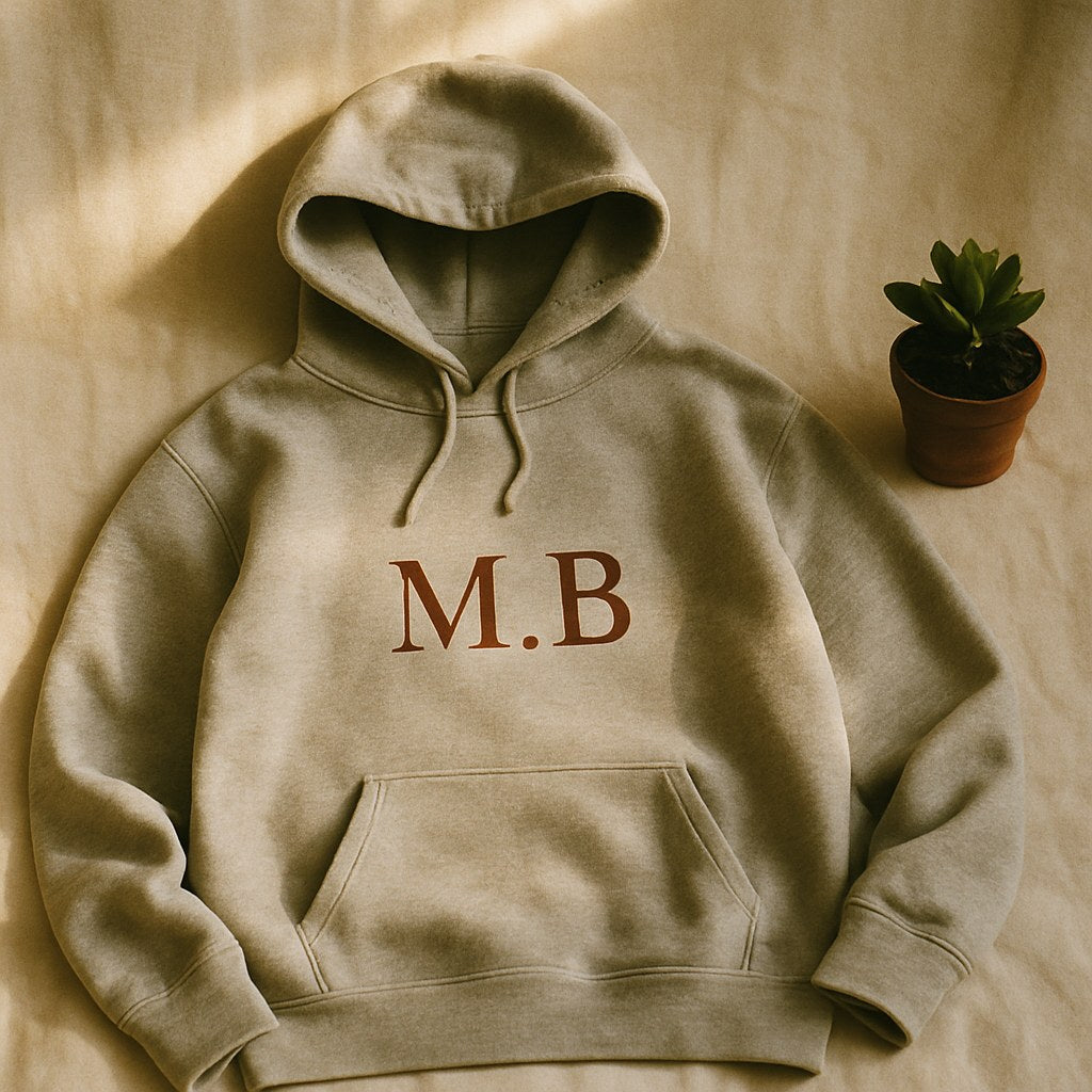 Hoodie Classique photographié dans l'atelier Verso Paris · atelier Verso