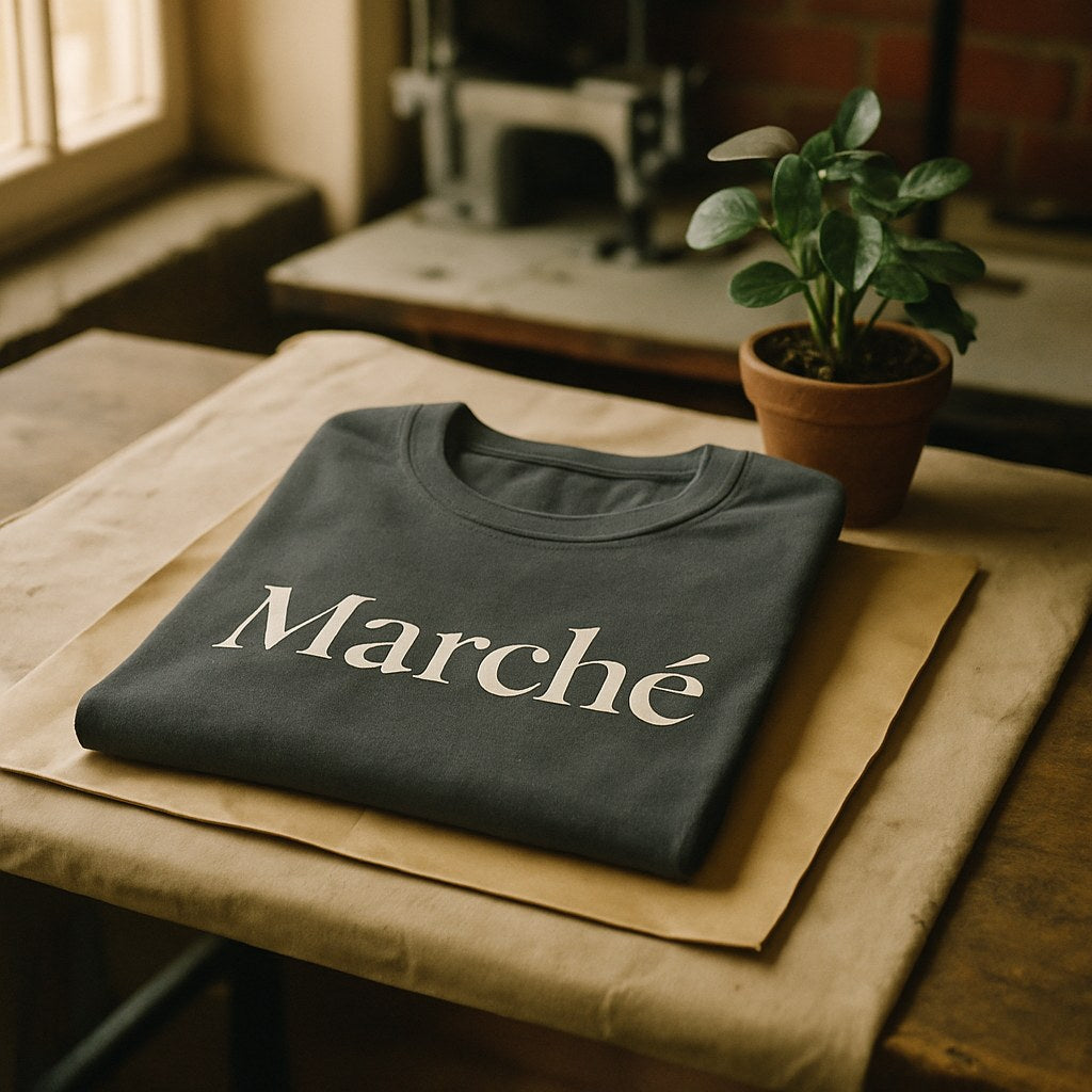 Tee Jersey Actif photographié dans l'atelier Verso Paris · atelier Verso