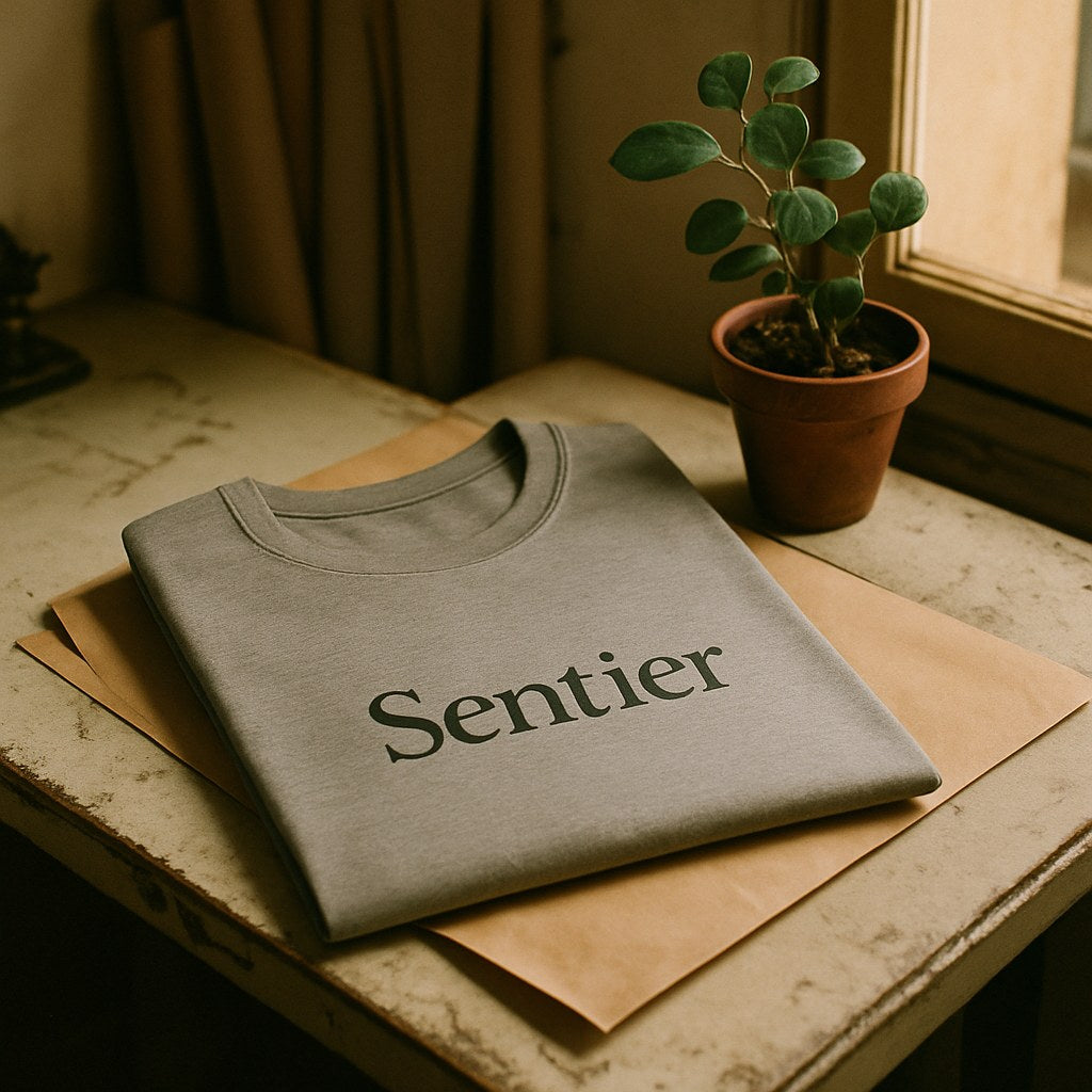 Tee Jersey Ajusté photographié dans l'atelier Verso Paris · atelier Verso
