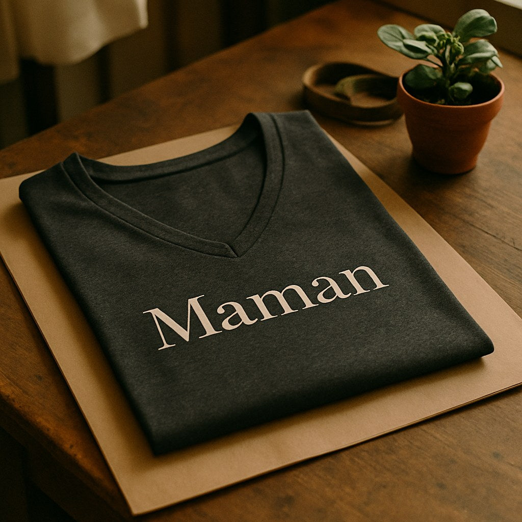 tee-jersey-col-v-bella-canvas-3005-studio · atelier Verso