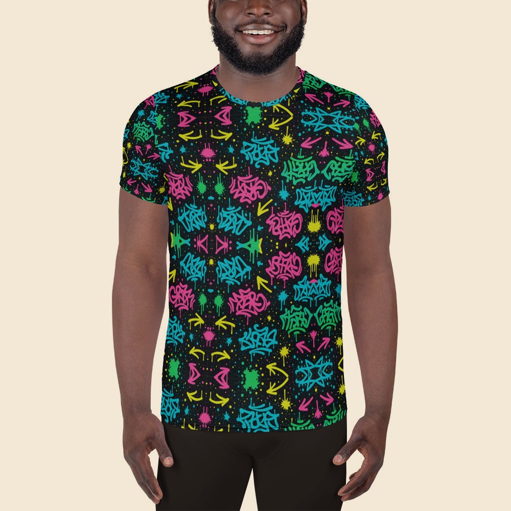 Tee Athlétique porté, Verso Paris · mannequin homme