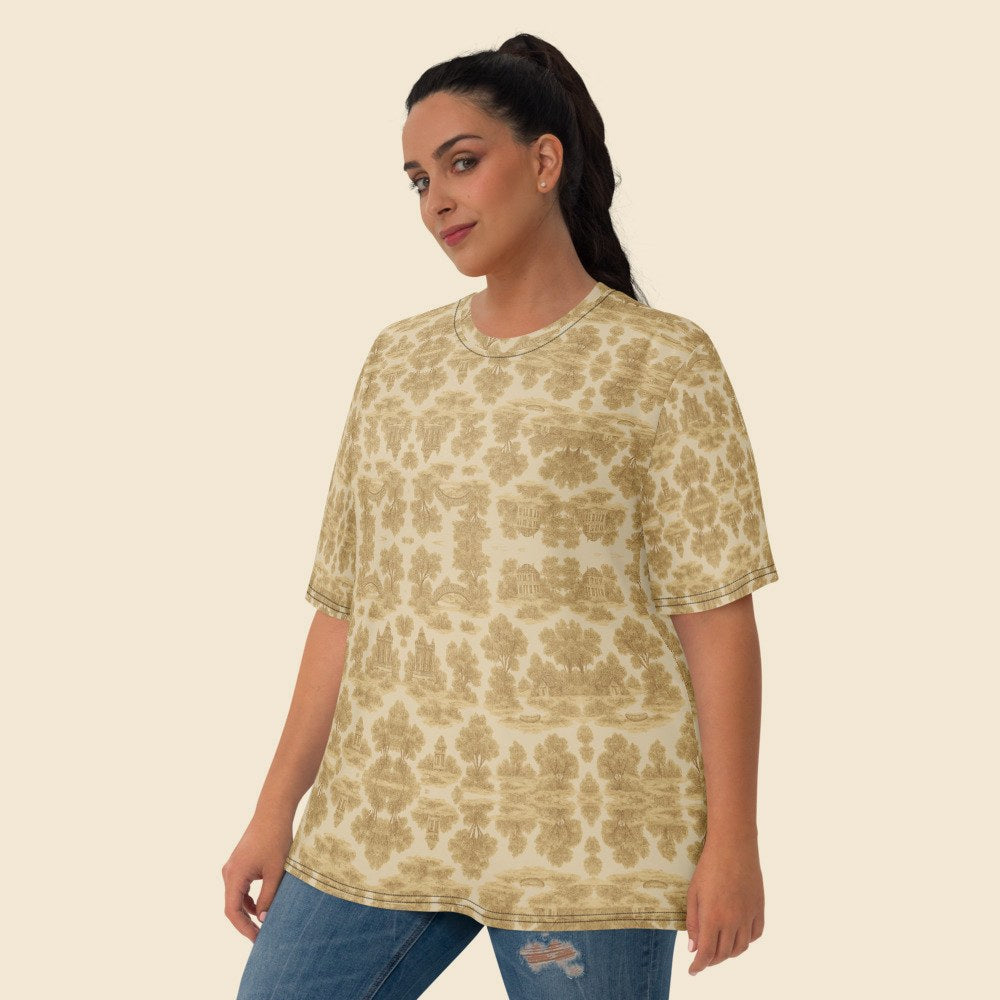 Tee Col Rond Femme porté, Verso Paris · mannequin femme
