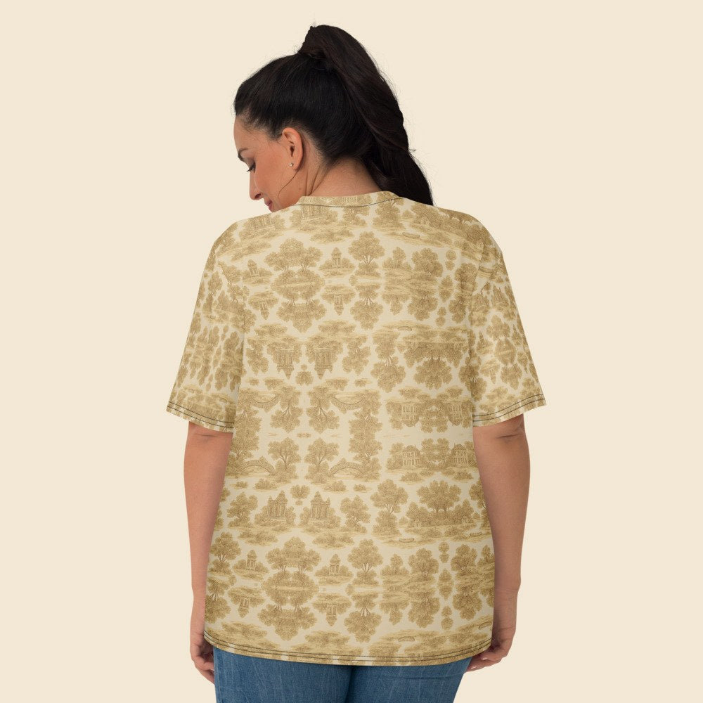 Tee Col Rond Femme porté, Verso Paris · mannequin femme · dos
