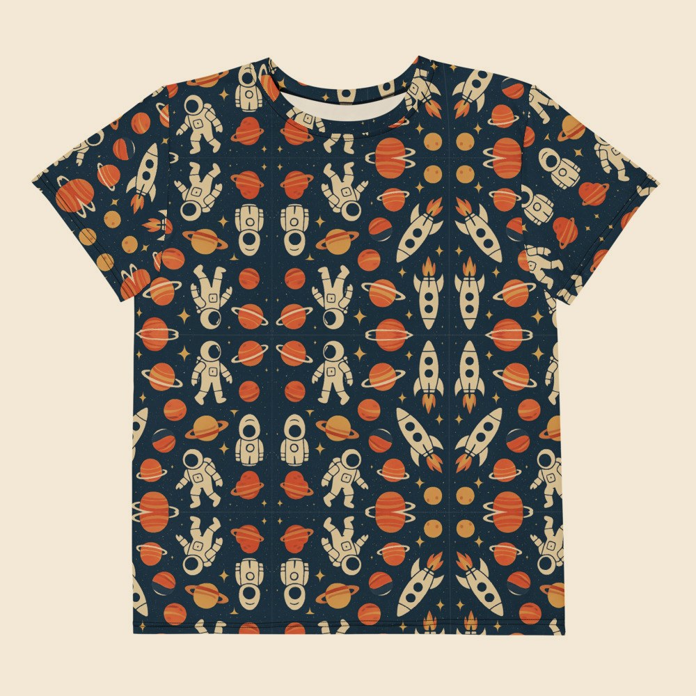 Tee Col Rond Junior personnalisable, Verso Paris · vue produit
