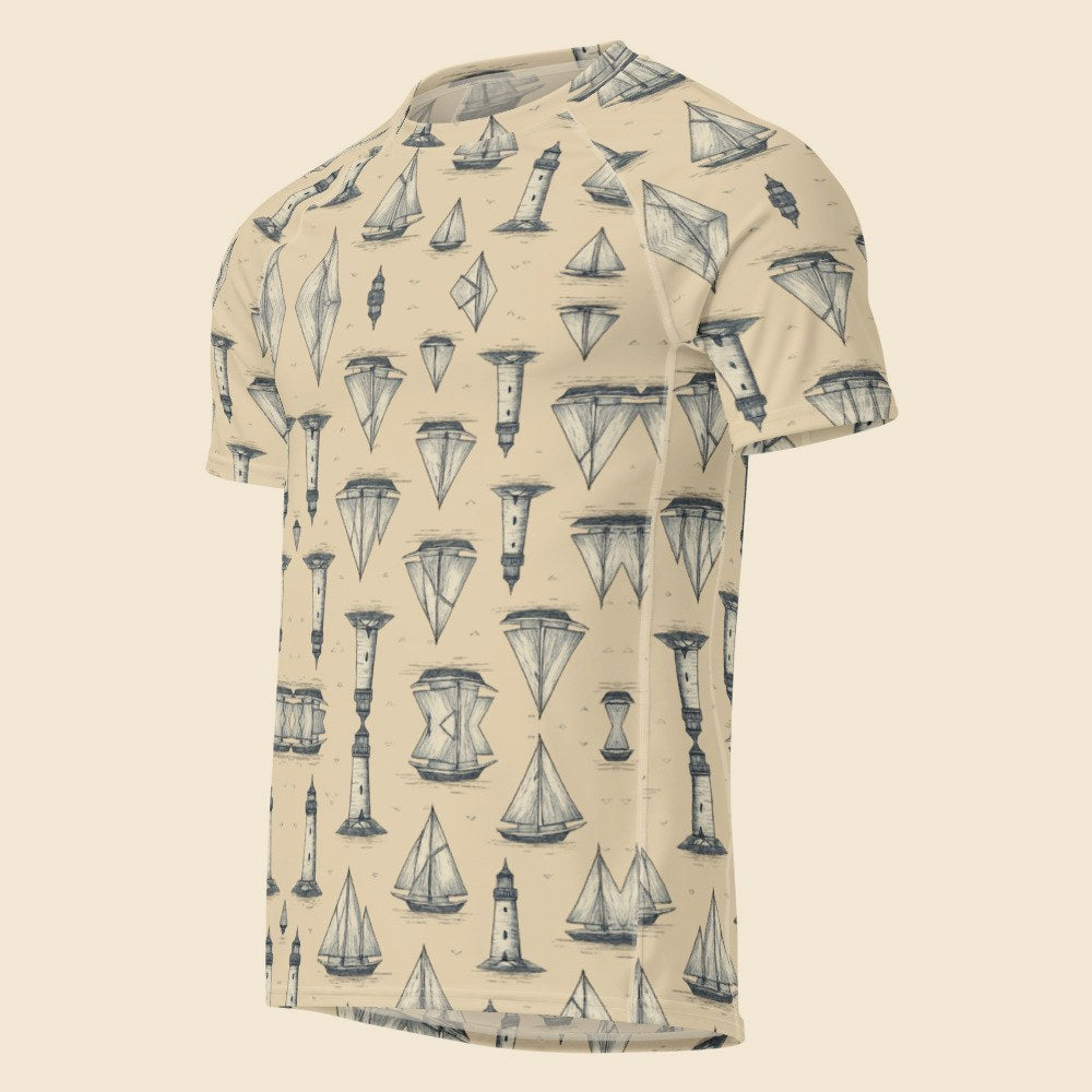 Top de Surf Manches Courtes personnalisable, Verso Paris · vue produit