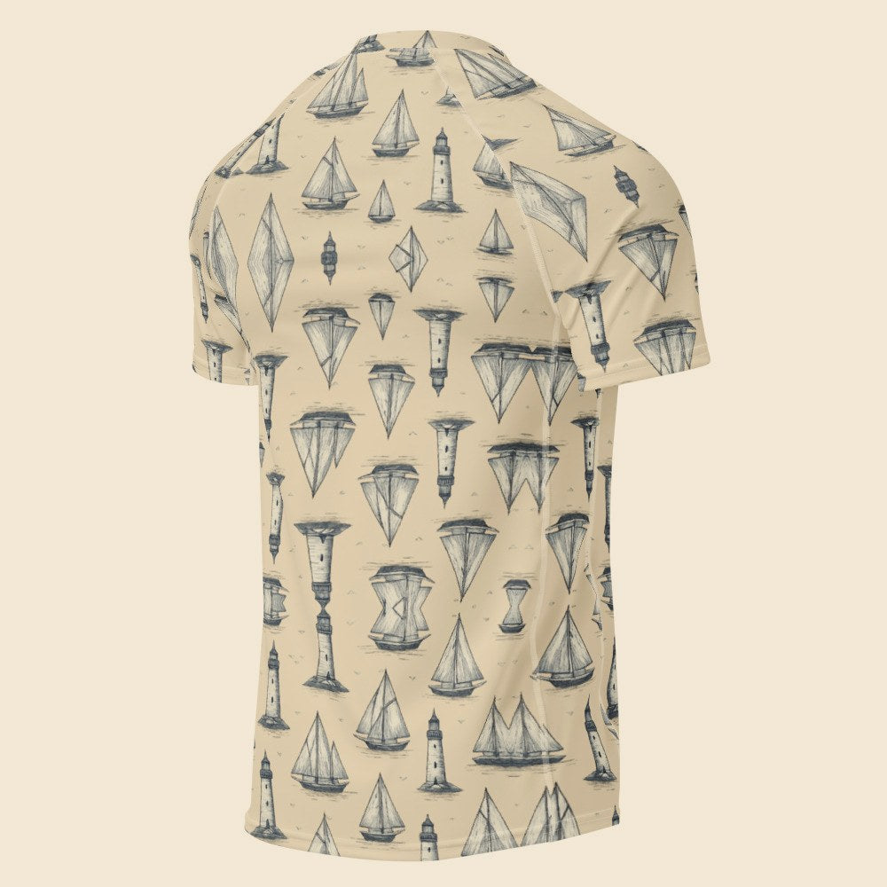 Top de Surf Manches Courtes personnalisable, Verso Paris · vue produit