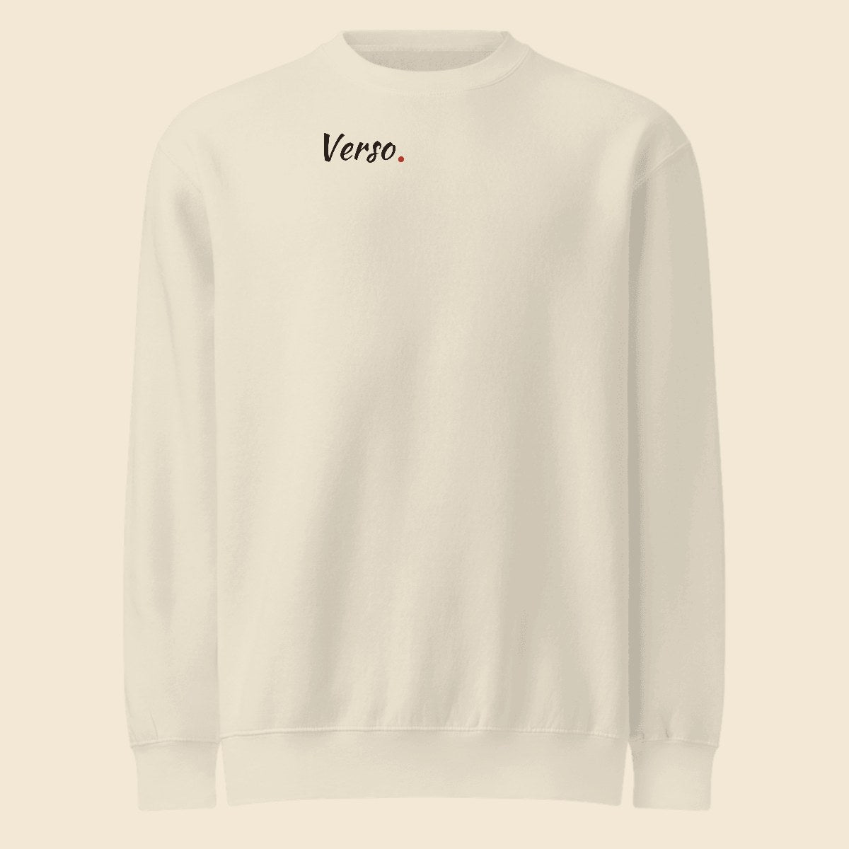 sweatshirt-col-rond-lane-seven-ls14004-studio · exemple Gris chiné · logo Verso