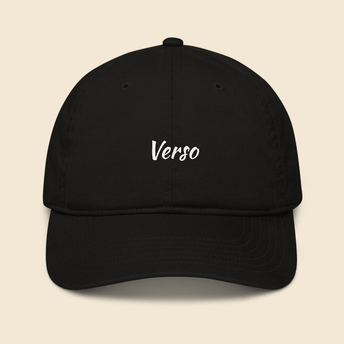 casquette-baseball-studio · exemple Noir · logo Verso