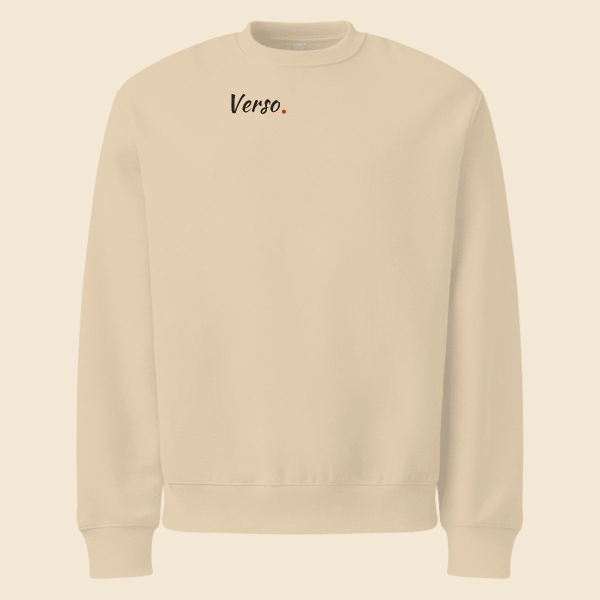 oversized-sweat-studio · exemple Poussière · logo Verso