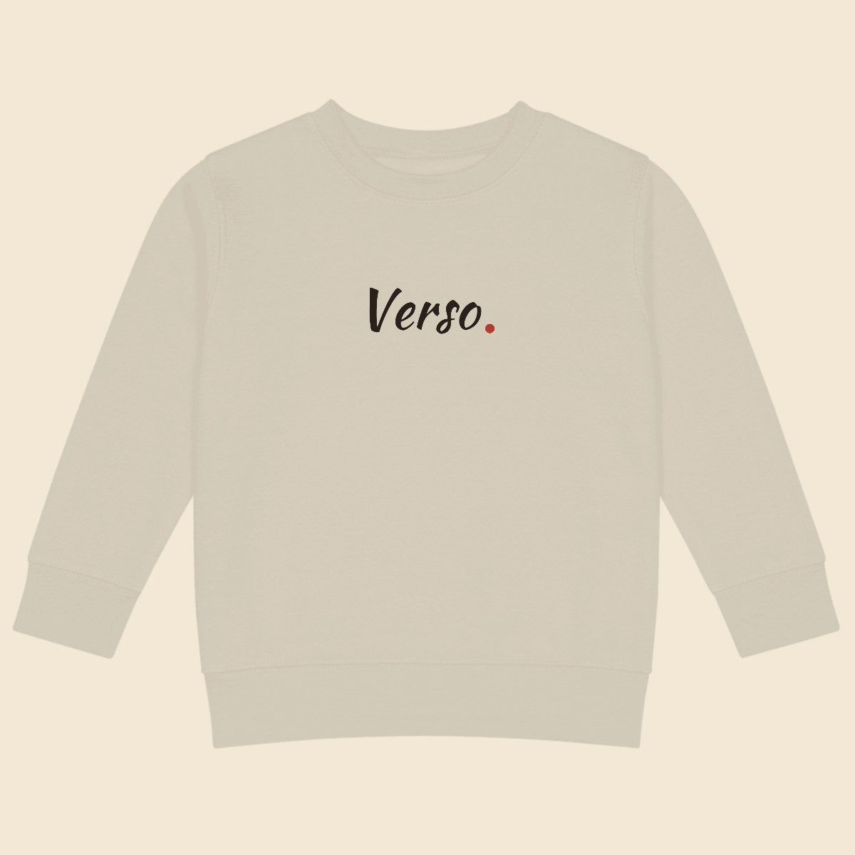 sweatshirt-enfant-studio · exemple Gris chiné · logo Verso