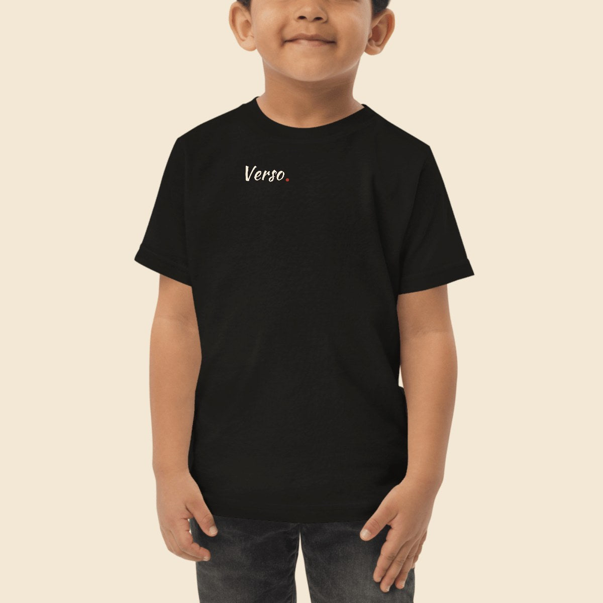 toddler-tee-studio · exemple Noir · logo Verso