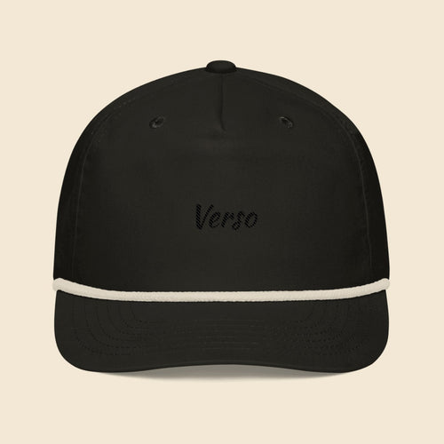 Casquette Golf personnalisable, coloris Blanc, Verso Paris · exemple Blanc · logo Verso