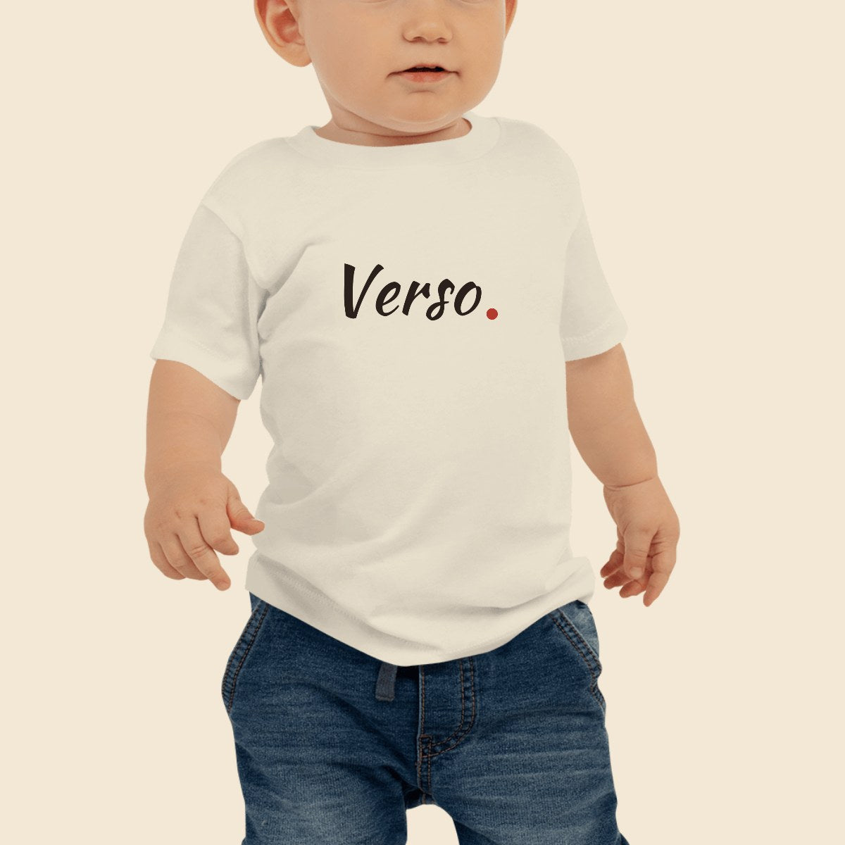 tee-jersey-enfant-bella-canvas-3001b-studio · exemple Blanc · logo Verso
